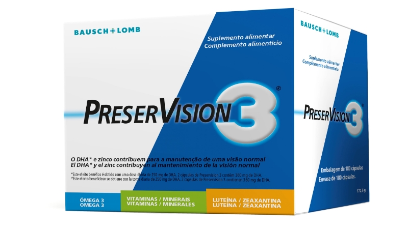 PRESERVISION 3 B&L 60 cáps